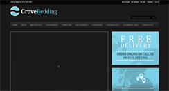 Desktop Screenshot of grovebedding.com